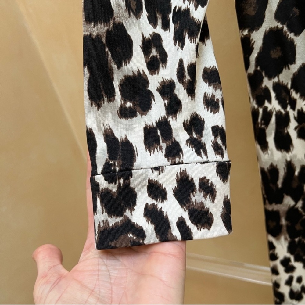 DVF Leopard Print Wrap Dress - Picture 4 of 4
